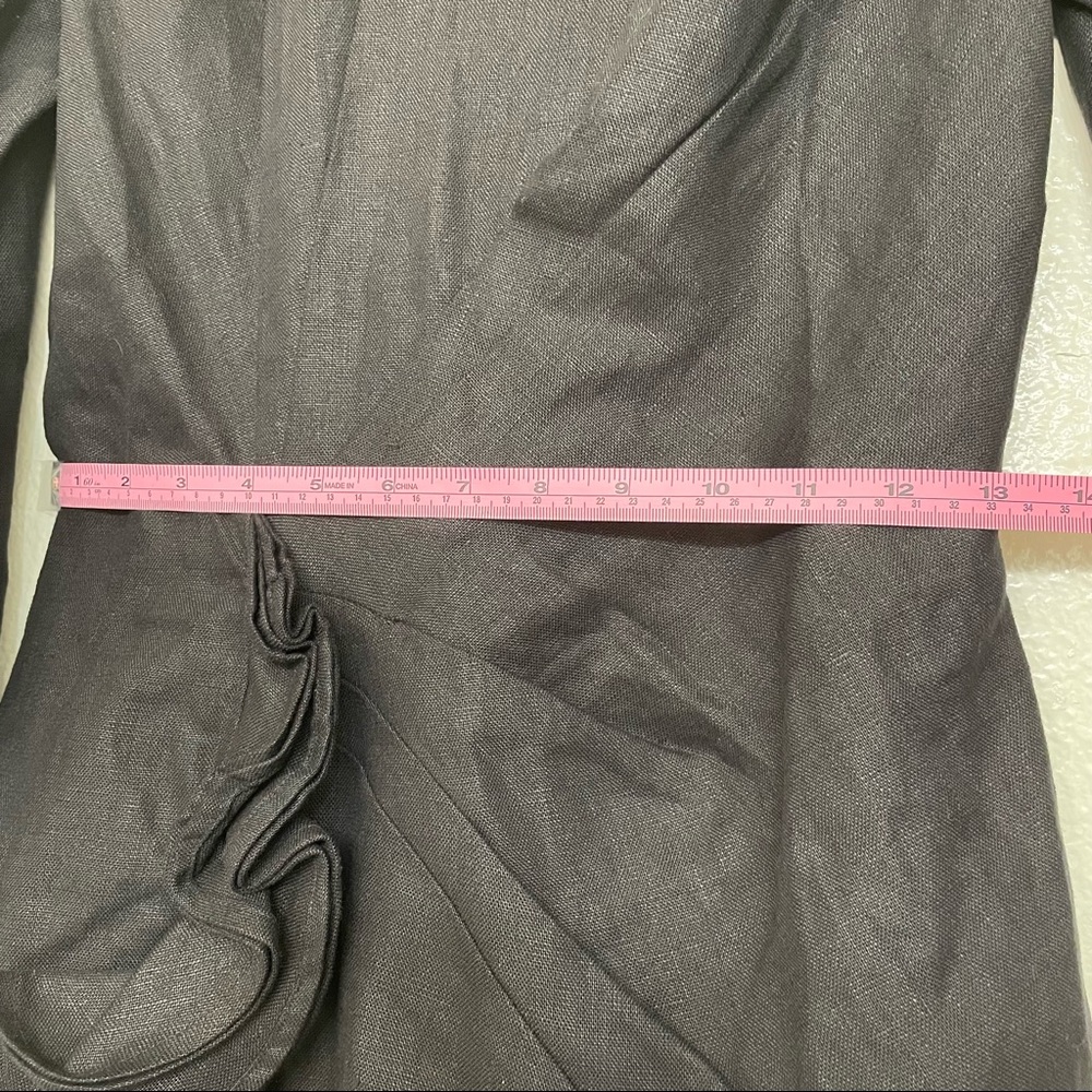 Sofia The Label Elsa Long Sleeve Linen Dress - Picture 11 of 14